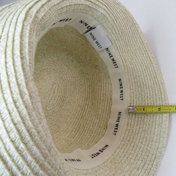 Nine West Classic Straw Sun Hat - Picture 9 of 9
